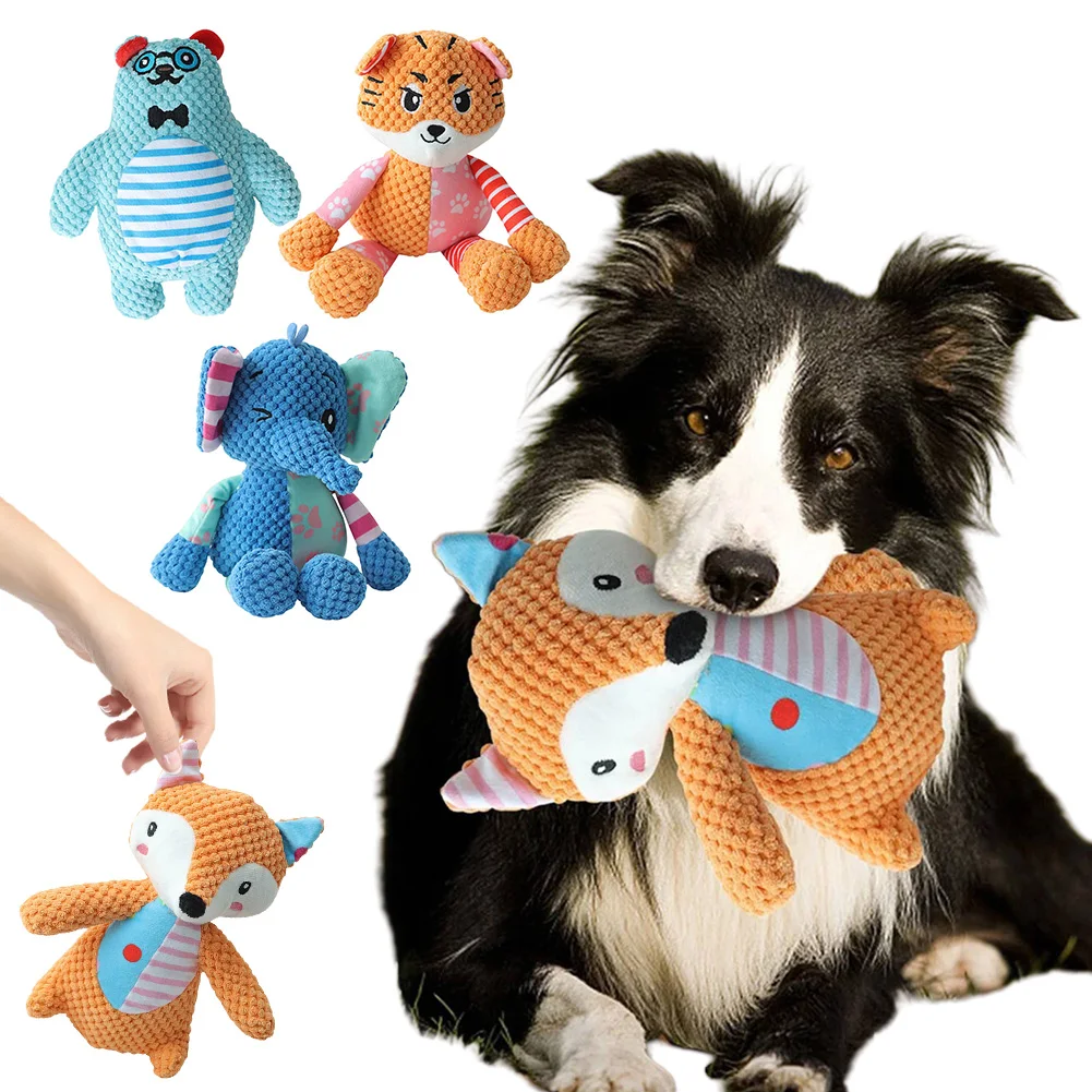 

Squeaky Dog Toys Dog Plush Toy Soft Plush Dog Toys Puppy Toys for Small Medium and Large Dogs