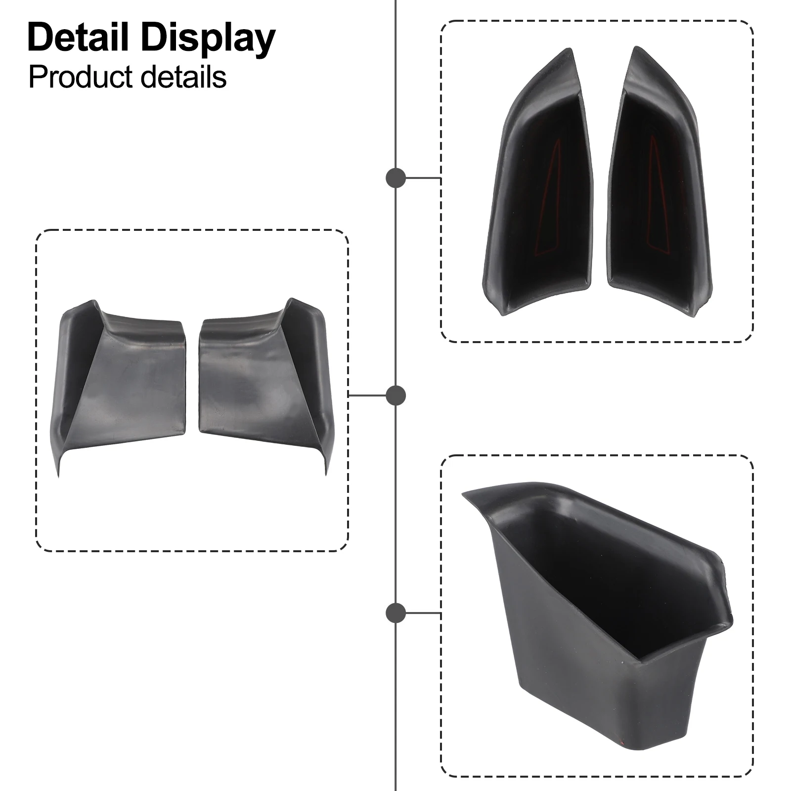 Efficiently Store Essentials with this Armrest Front Side Door Handle Storage Tray Box For For BMW 5 Series G30 G31