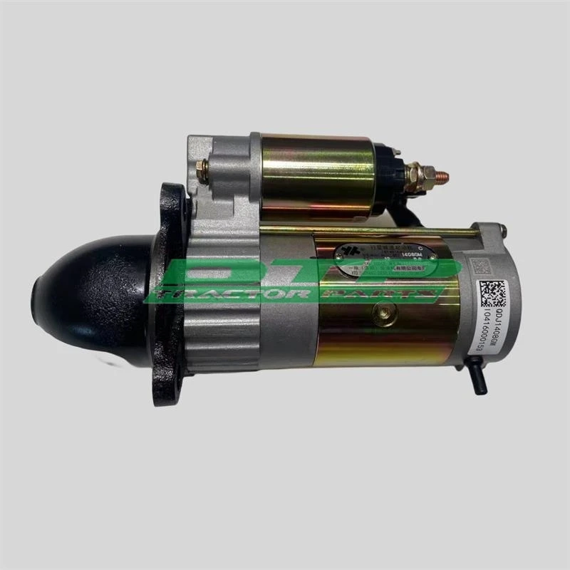 Starter motor QDJ1408GM 12V/3.8KW for YTO tractor with engine like LRC4105