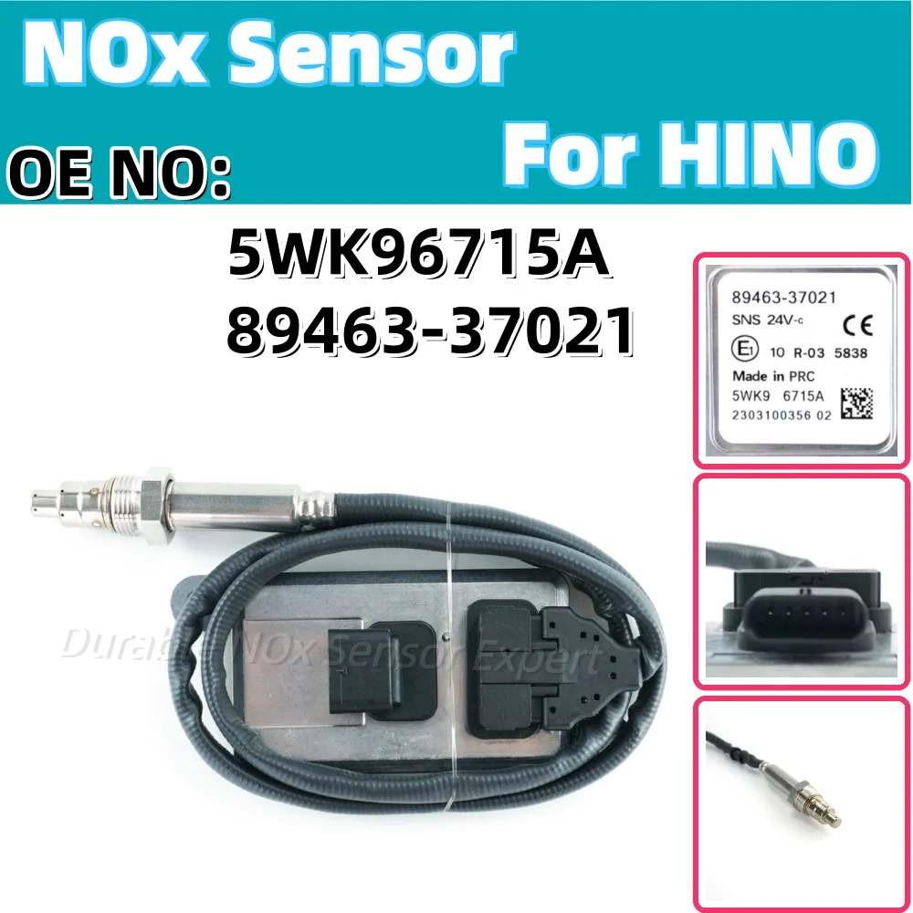 

High quality New 8946337021 5WK9 6715A 89463-37021 5WK96715A Nitrogen Oxide NOx Sensor for Hino Toyota Engine Car Truck