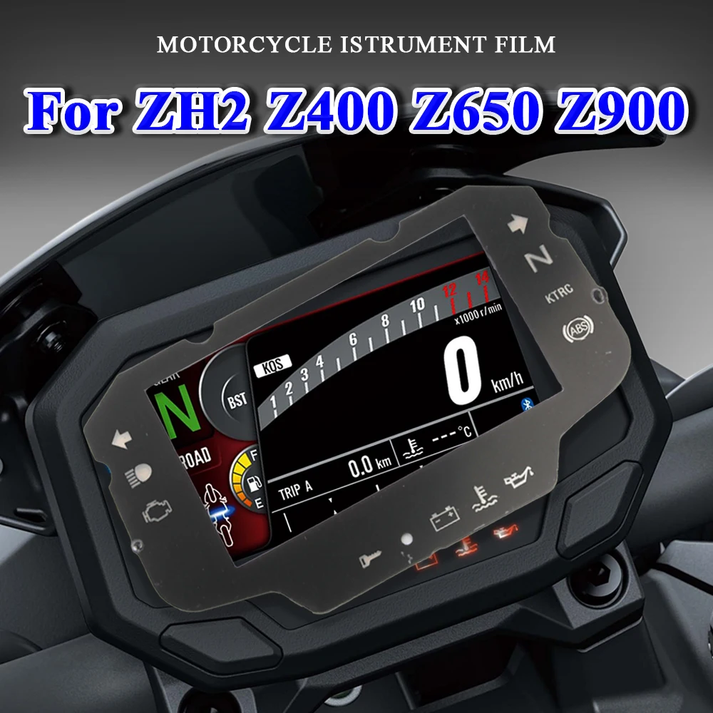 

For Kawasaki Z H2 ZH2 Z900 Z650 Z400 Ninja 650 Z1000SX Z1000 SX Motorcycle Instrumet Film Accessories Dashboard Screen Protector