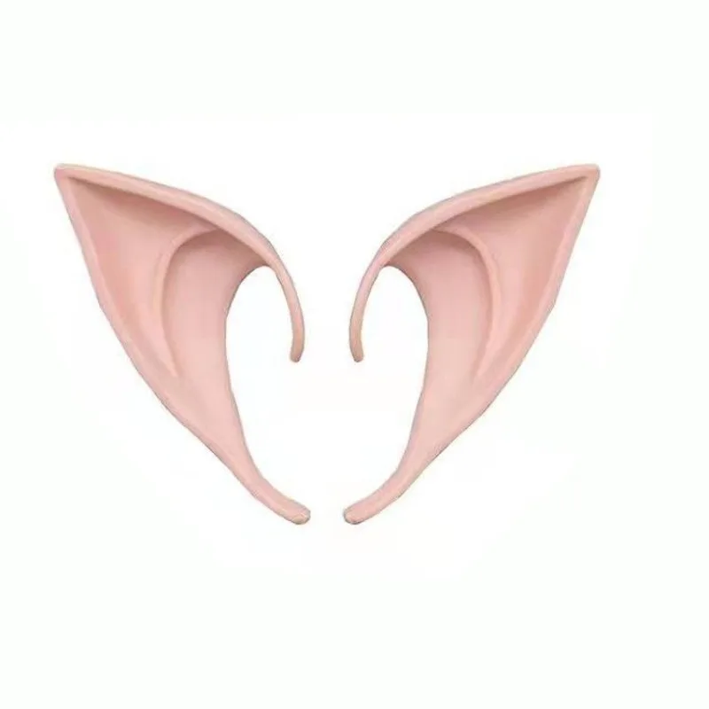 آذان الملاك قزم آذان اللاتكس الطرف الديكور الجنية تأثيري حلي اكسسوارات هالوين عيد الميلاد موضوع الدعائم الطرف للطفل الكبار