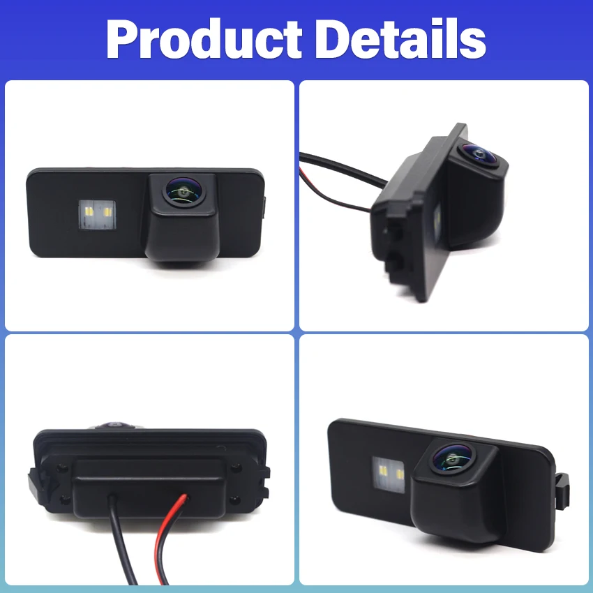 CCD HD عدسة عين السمكة كاميرا الرؤية الخلفية لفولكس واجن بولو هاتشباك MK5 2009 2010 2011 2012 2013 2014 2015 2016 2017 شاشة السيارة