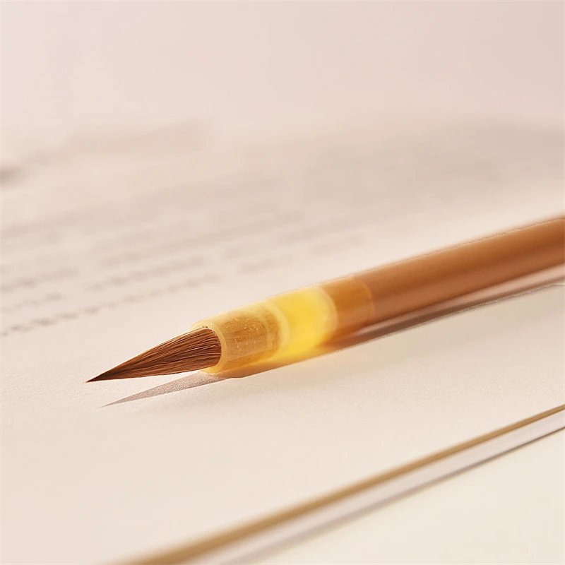 Chinese Weasel Hair Small Regular Script Brush Song Huizong Calligraphy Special Brush Pen Copy Scriptures Line Drawing Brush Pen