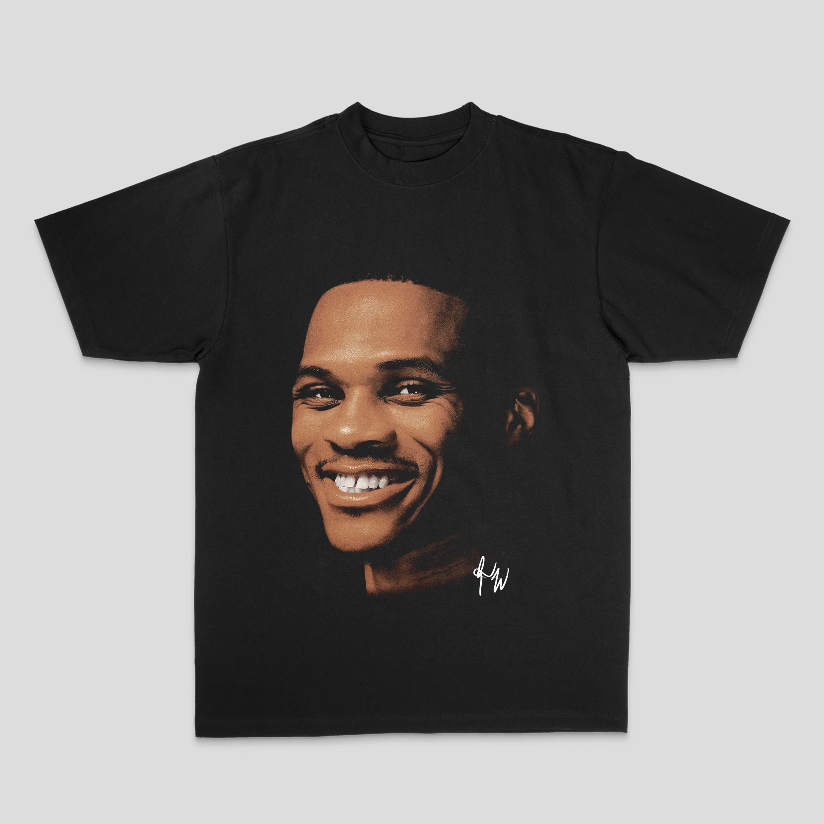 

Star player headshot collection American print streetwear pure cotton short-sleeve T-shirt men clothing