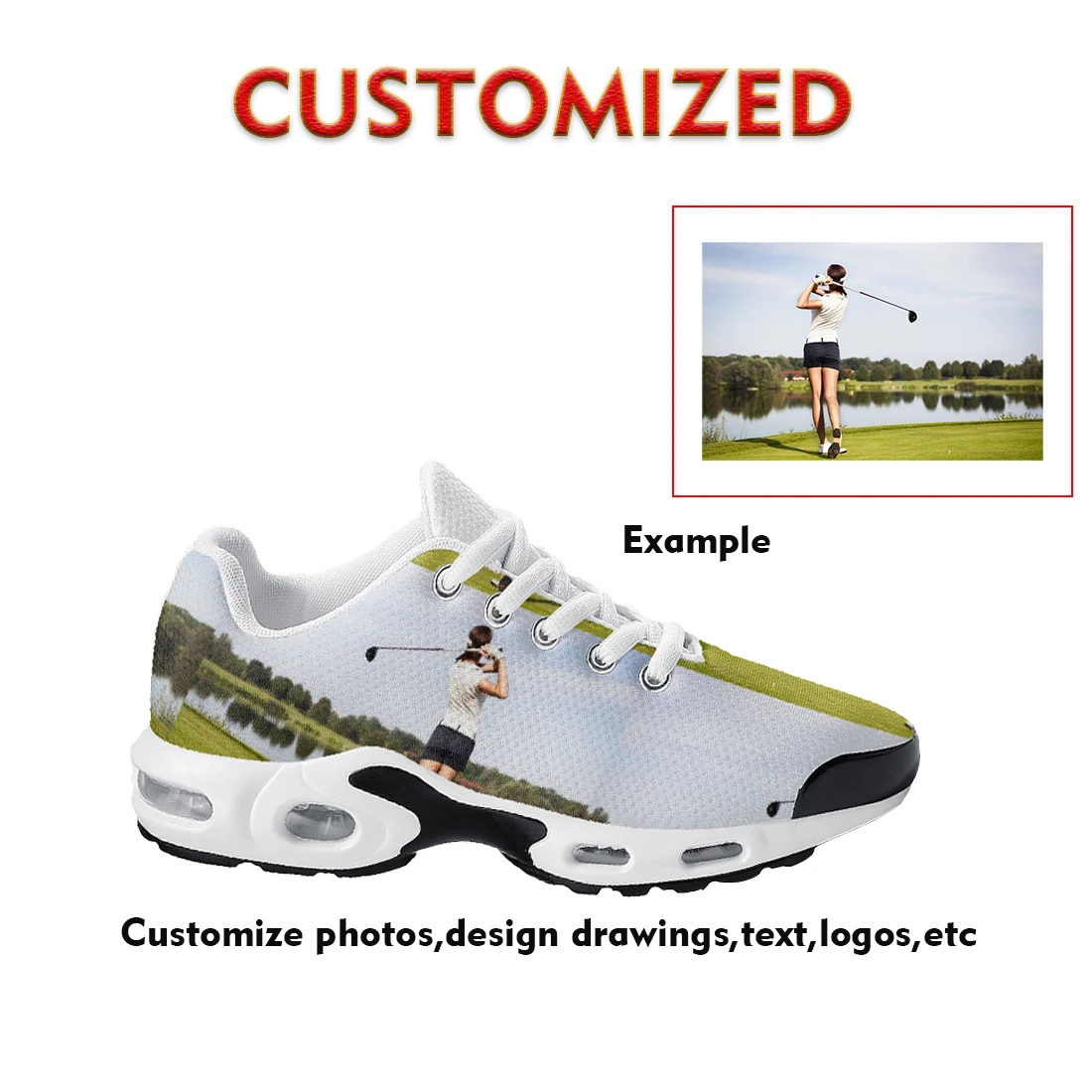 

Customizable casual sneakers with breathable and lightweight mesh uppers perfect gift for couples family colleagues and friends