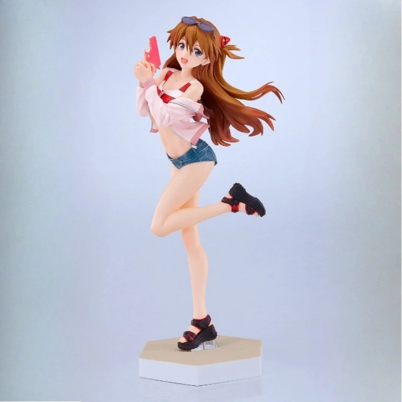 GSC Originele POP UP PARADE Serie 《Neon Genesis Evangelion: Asuka (Beach Queen)》Anime Action Assembly Model Speelgoed Collectible Model