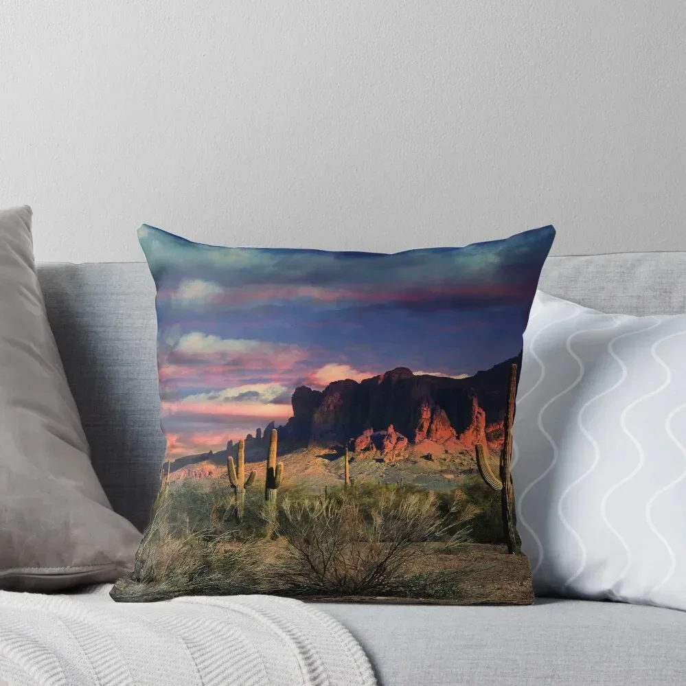 

Superstition Mountain Throw Pillow Pillows Aesthetic Christmas Throw Pillows Covers Decorative Cushions Pillow