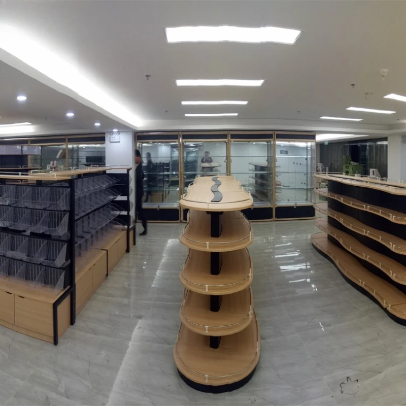 

Retailer Store Shelves Supermarket Wooden Shelves Gondola Shelves with New Design