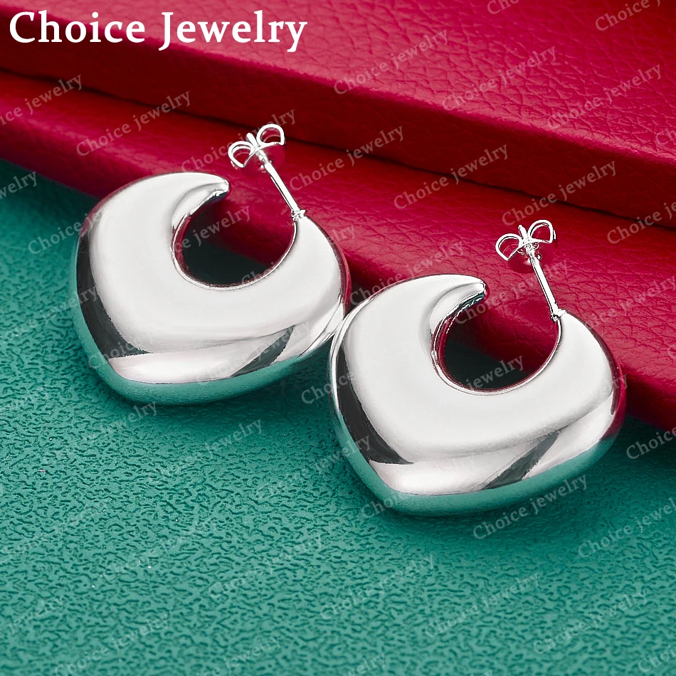 Boucles d'oreilles en argent Sterling 925 pour femmes, bijoux romantiques à la mode, accessoires d'anniversaire et de mariage