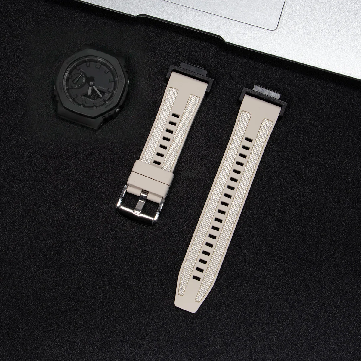 

Нейлоновый силиконовый ремешок для Casioak GA-2100, DW5600, 6900, GA-110/100: Модифицированный силиконовый браслет, прочная сменная застежка, аксессуары для часов