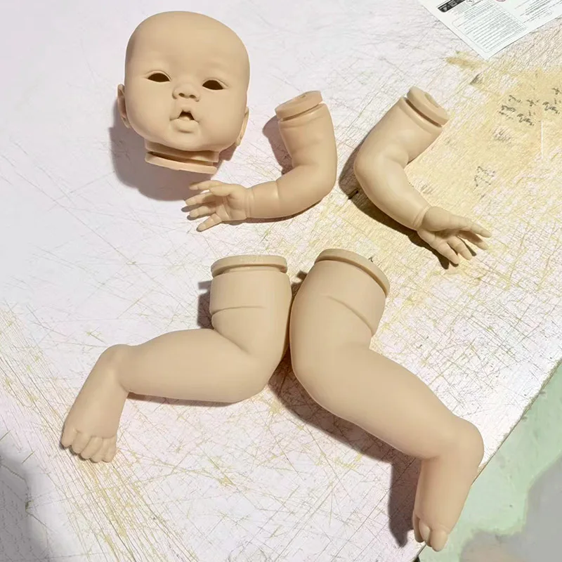26inch NEW Large Size Popular Unpainted Unassembled Harper Reborn Doll Kit Fresh Color With Cloth Body DIY Doll Parts