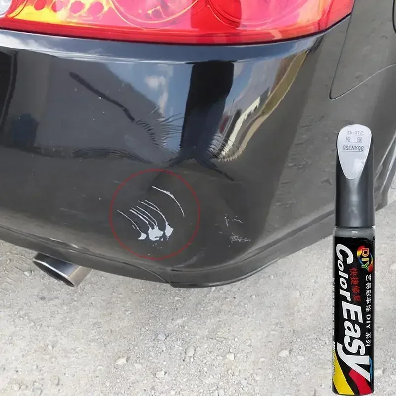 Car Paint Scratches Repair Pen Brush Waterproof Paint Marker Pen Car Tyre Tread Care Automotive Maintain Black White Red Silver image 5
