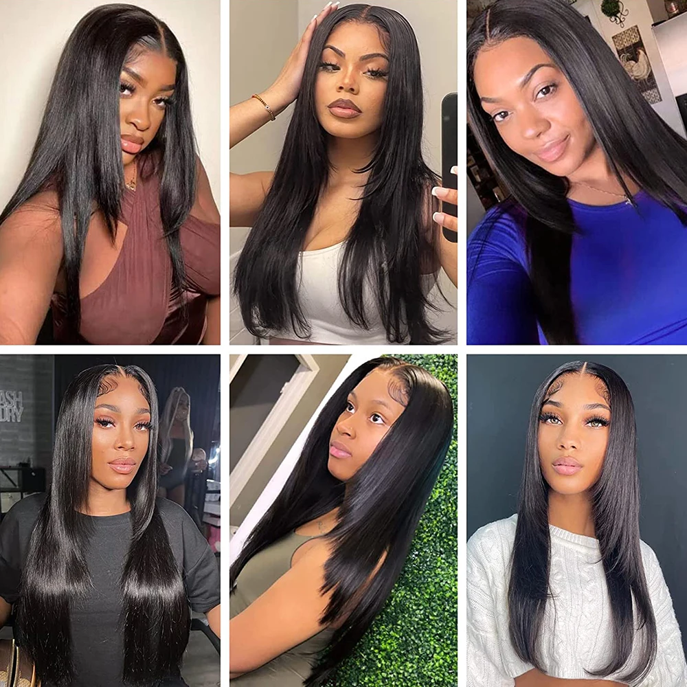 Virgin Malaysian Straight Raw Human Hair Bundles 100% 12A Straight Raw Human Hair Nature Black 1/3bundles Human Hair Extensions