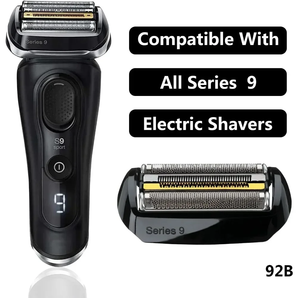 92B 92S 92M Series 9 Electric Shaver Replacement Head Accessorie Compatible with Braun 9030S、9040S、9050CC、9070CC、5790、5791Etc