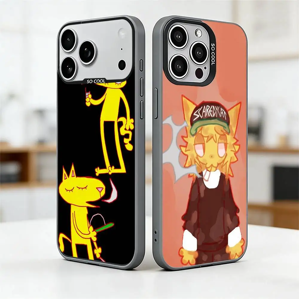 

W-Wifiskeleton Phone Case For iPhone 17,16,15,14,13,12,11 Plus,Pro Max,XS,Colorful Silver Phone case Funda Cover