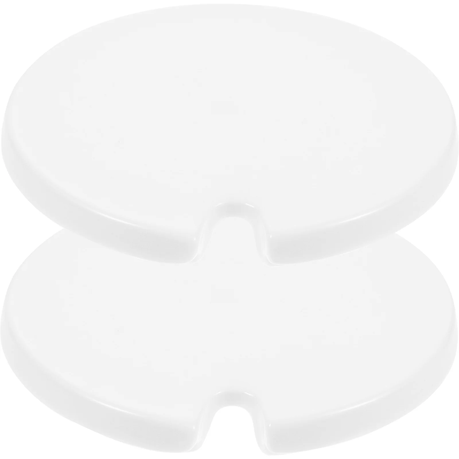 

2Pcs Ceramic Round Mug Lid Cup Covers Heat Resistant Reusable Tea Cup Lid with Spoon Slot Lids for Cups Round Mug Lids