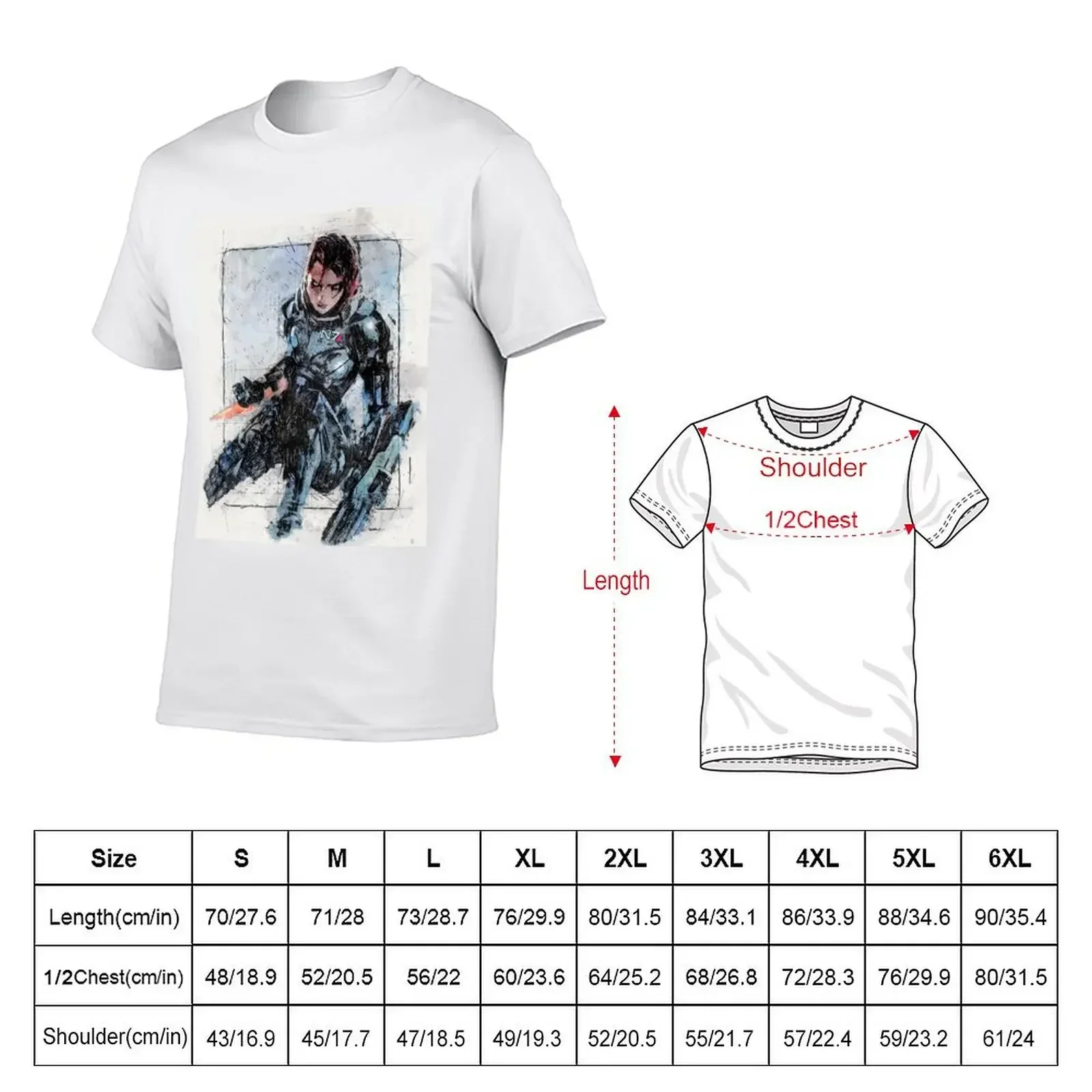 FemShep - Shepard's Last Stand T-Shirt tees vintage clothing for men