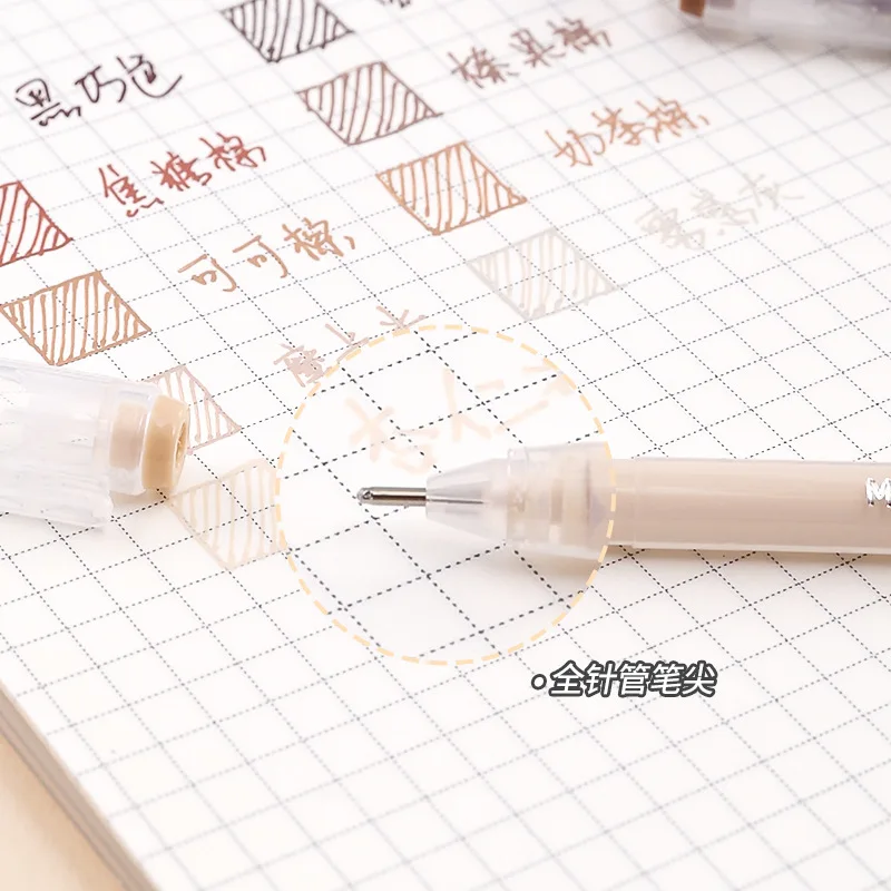 Languo مجلة مجموعة أقلام 0.3 مللي متر جل أقلام للكتابة لطيف Kawaii القرطاسية رسم تمييز غرامة تلميح لوازم الفن استخدام المدرسة