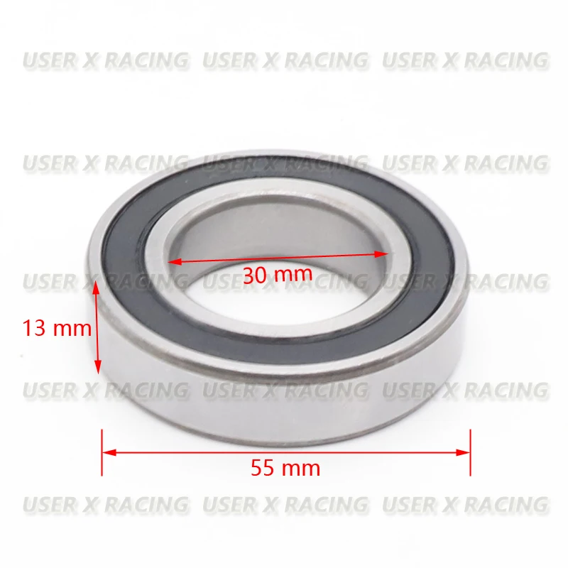 USERX Universal Motorcycle Bearing Brand New 6006-2RS 6006 2RS Motorcycle parts High Quality Secure Durable Waterproof