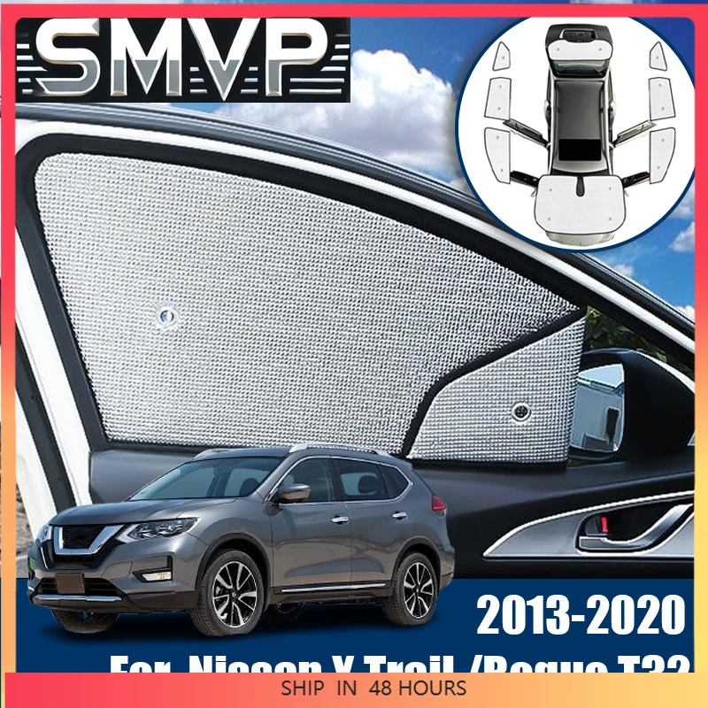 

New Auto Sunshades For Nissan X Trail Rogue T32 2013-2020 2016 2018 Sunshade Windshield Anti-UV Visor Cover Parts Cars Accessori