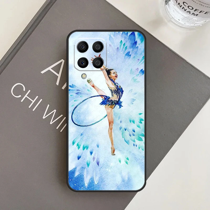 Gymnastics Oil Painting Case For Samsung Galaxy M34 M54 M14 M31 M51 M12 M32 M52 M13 M23 M33 M53 M20 M30s M31s Cover