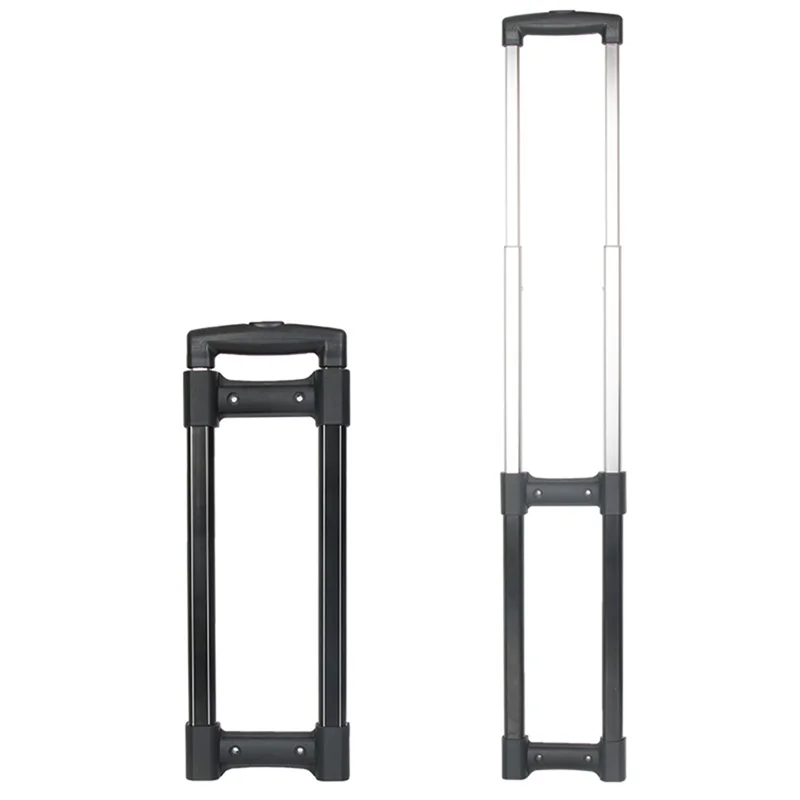 ABQR Valigia telescopica Borsa per bagagli Parti Trolley Valigie Aste telescopiche di ricambio Maniglia per bagagli Parte di riparazione corta