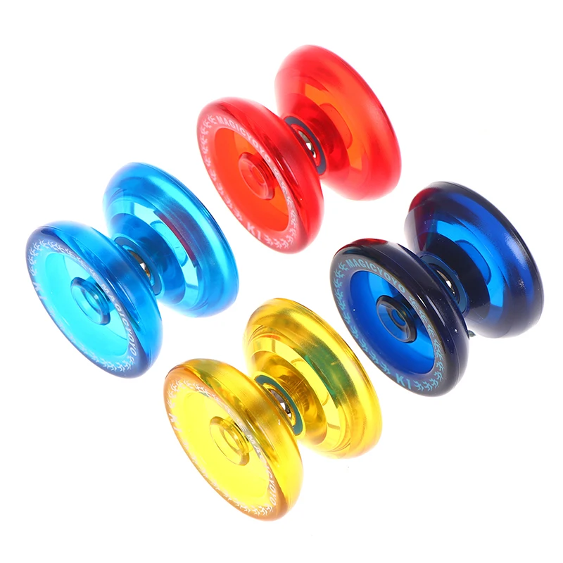 

Hot Sale Yoyo Classic Baby Toys Professional Magic Yoyo K1 Spin Aluminum Alloy Metal Yoyo 8 Ball KK Bearing with Spinning String