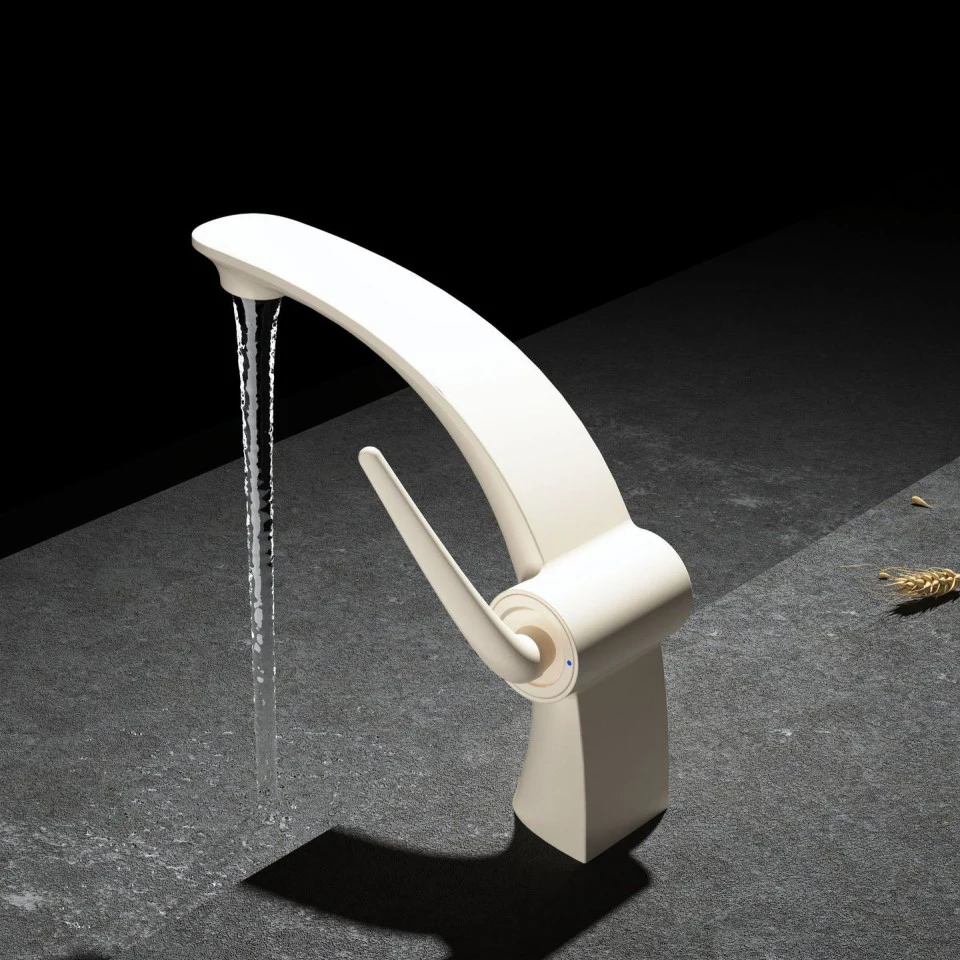 Brass Washbasin Faucet Single Handle Bathroom Sink Mixer Tap Modern Basin Water Tap for Bathroom Vanity