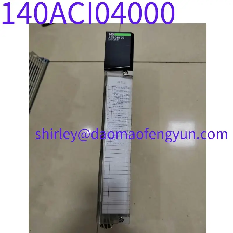 

Used PLC module 140ACI04000