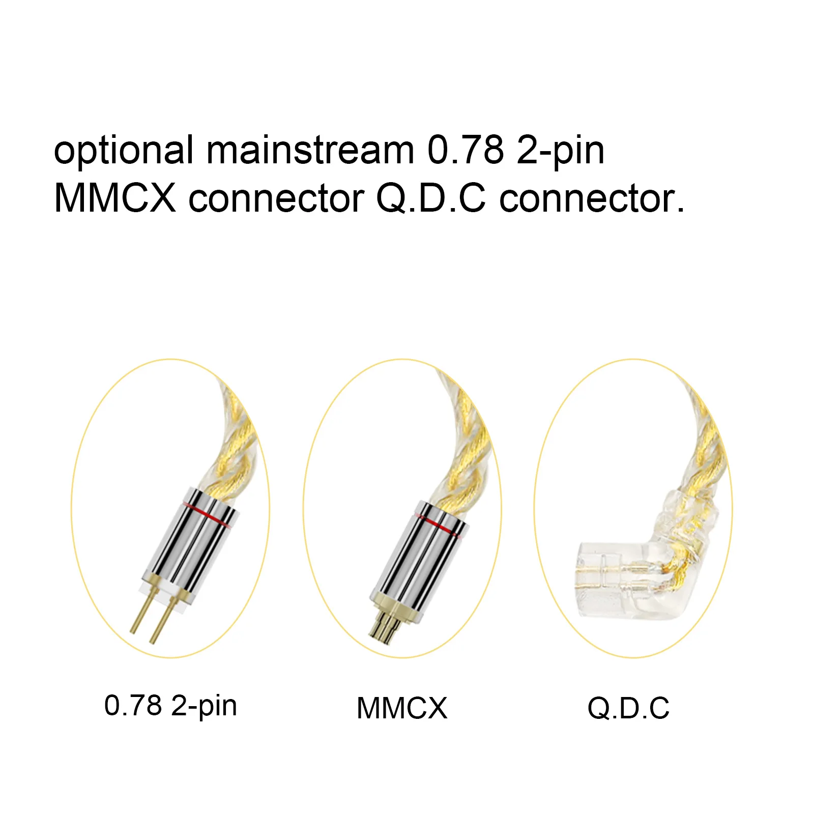 ARTTI PURE A3 3in1 HIFI Earphone Audio IEMs Upgrade MMCX Cable 2.5+3.5+4.4mm Detachable Angle Plug QDC/MMCX/0.78 2pin Connector