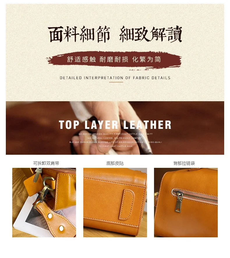 حقيبة كتف جلدية كلاسيكية للنساء - محفظة كروس على الطراز الأوروبي، تصميم جديد حقيبة يد متعددة الاستخدامات بمقبض أنيق