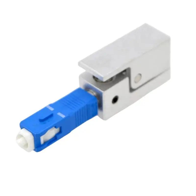 B63B-OTDR Test Coupler High-Precision Optical Fiber Connector Square Bare Adapter Fiber Optic Quick Connector SC UPC