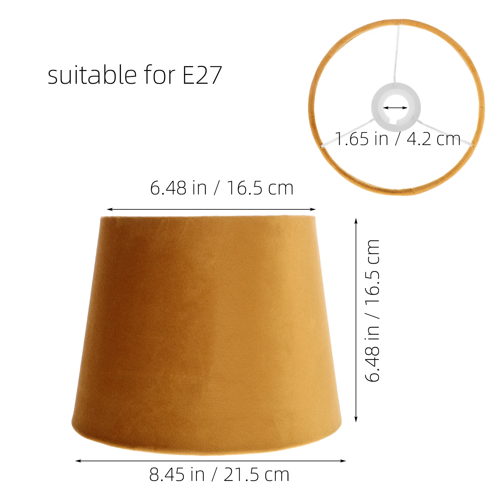 

Fabric Lampshade for E27 E14 4 2cm Hole Table Shades Cloth Home Hotel Replacement Light Covers Desk Lamp Accessories Bedroom