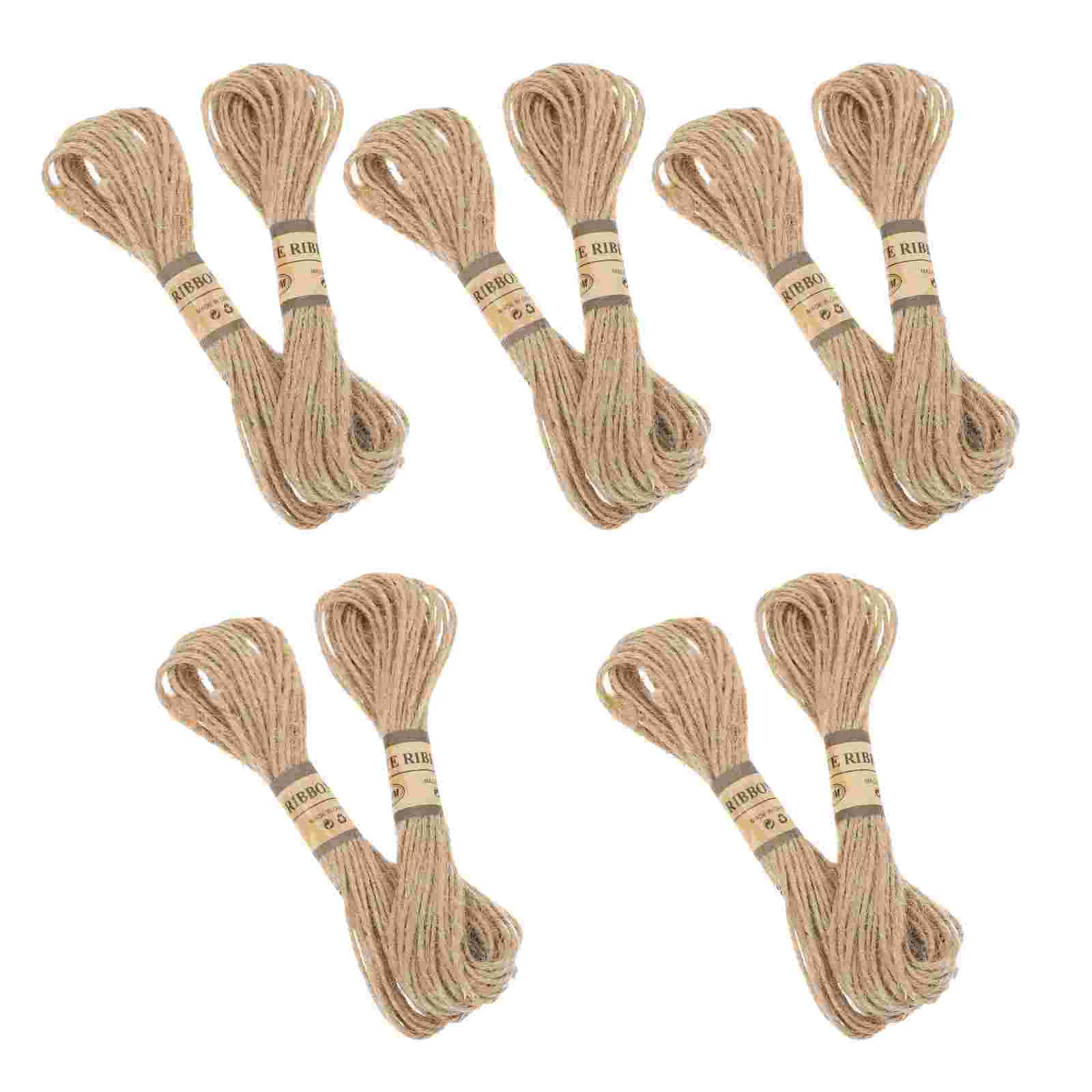 Jute Twine for Gardening Rope Christmas Ribbon DIY Home Decor Creative Vases