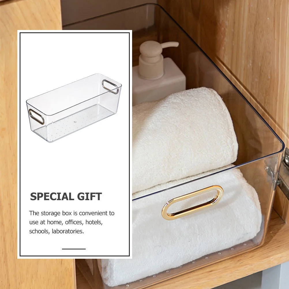 

Large Capacity Plastic Storage Box Multi-Functional Desktop Organizer Jewelry Stationery Holder Home Use