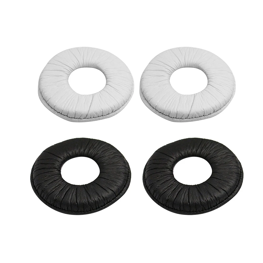 2pcs Ear Pads Cushion Black/White Soft Sponge Headphones Ear Pads Cover Comfort Headset Ear Cushion for SONY MDR-ZX100 ZX300