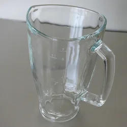 Ice Crusher Glass Cup, Container, Accessories, Applicable to BRAUN MX2050, JB3060, 4184, 4186