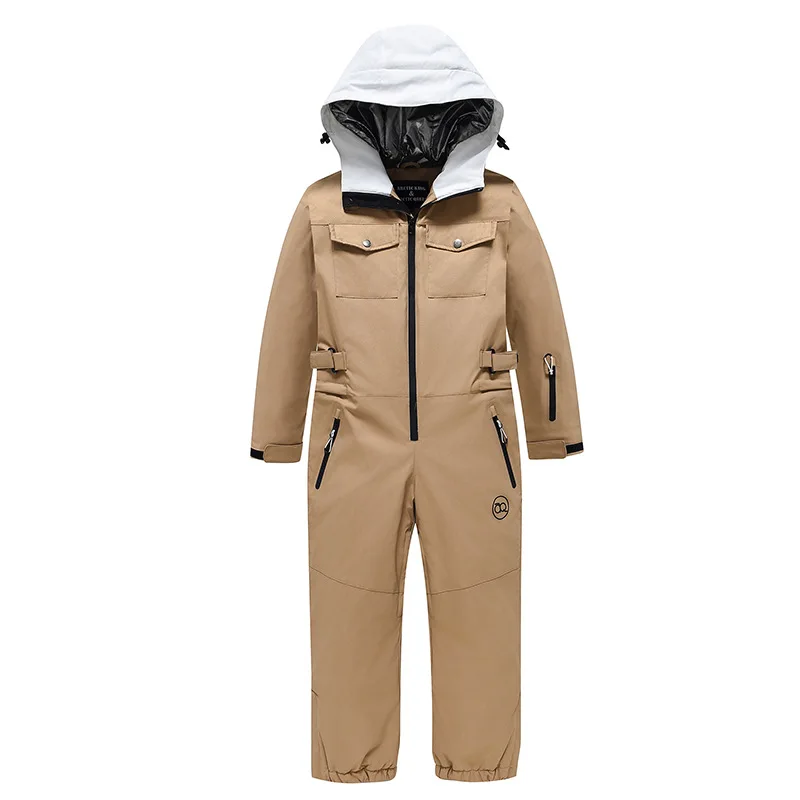 

Winter Kids snowboard Ski Jumpsuit Warm Ski Suit Windproof Waterproof Kids Ski Clothing Outdoor Ski Jumpsuit Suits Set -30°