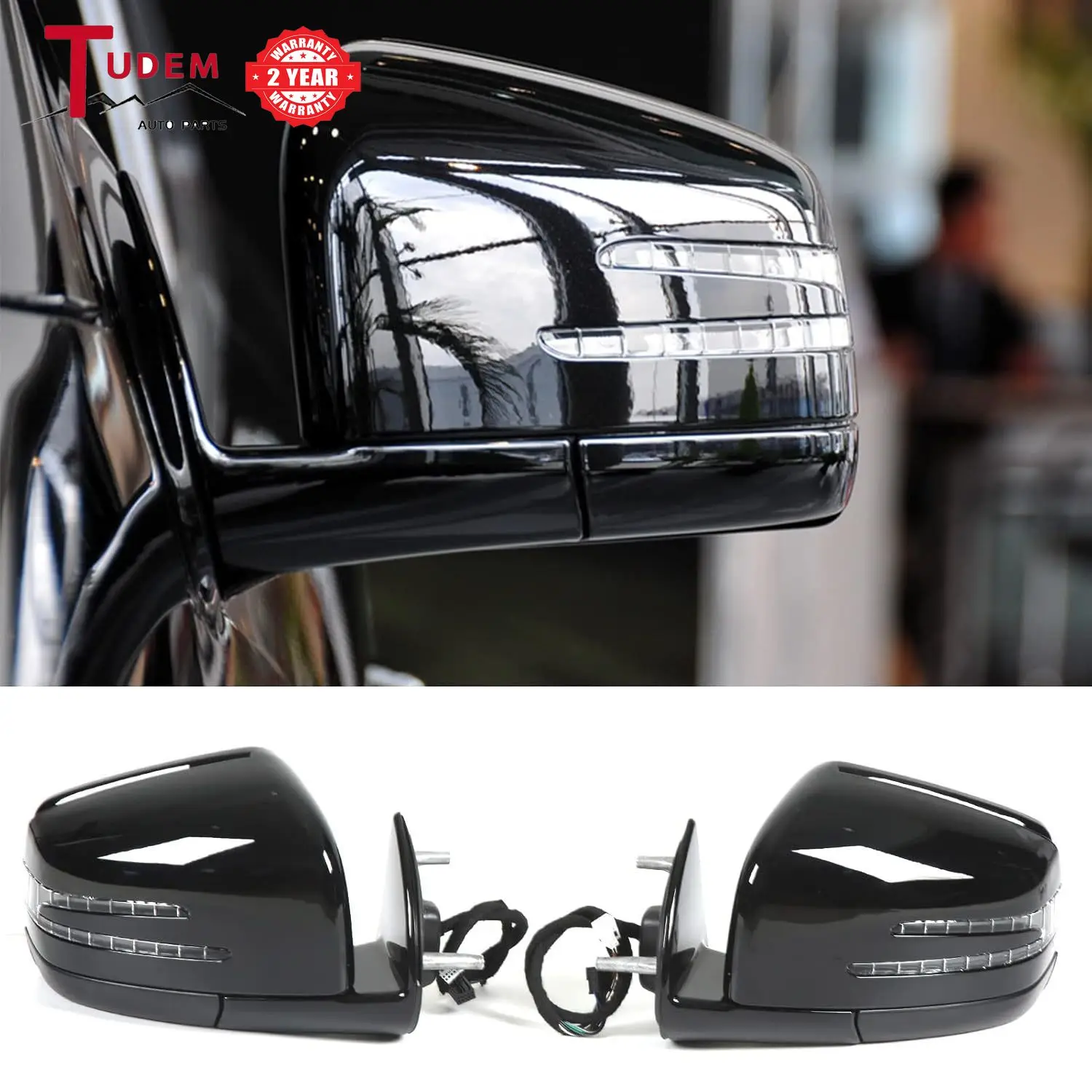 Side door Mirror Assembly for Mercedes-Benz X164 W164 GL320 ML320 ML63 ML350 turn signal glass lights Blind Spot 1648105193