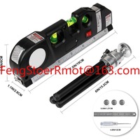 Multipurpose Measure Laser Level Scale Industrial Carton Box Green Aluminum Alloy 4d Level 2 M Rule Laser Level Machine 16 Lines