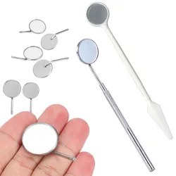 Stainless Steel Dental Lab Mouth Mirror 16cm Oral Hygiene Care Tool Detachable Dentist Clinic Teeth Whitening Inspection Mirror