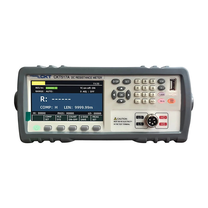 Chuangkai CKT517 DC Low Resistance Tester Up to 20ms Test Speed CKT517 CKT517A  CKT517B CKT515 CKT515A