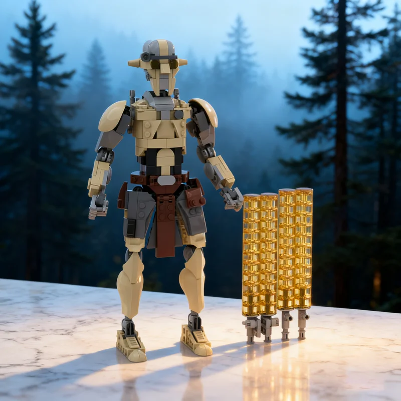 511-pieces-moc-star-battle-huyang-figurine-de-combat-modele-de-construction-blocs-d'architecture-presentation-anniversaire-Education-art-collection-3d-idee