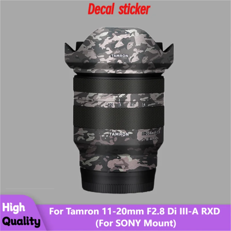 For Tamron 11-20mm F2.8 Di III-A RXD (For SONY Mount) Lens Sticker Protective Skin Decal Film Anti-Scratch Protector Coat