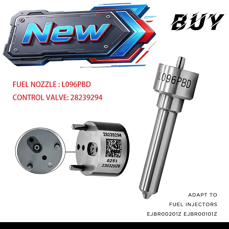 L096PBD+28239294 Fuel Spray Nozzle And Control Valve Combination Kit Compatible With EJBR00201Z EJBR00101Z XI2924
