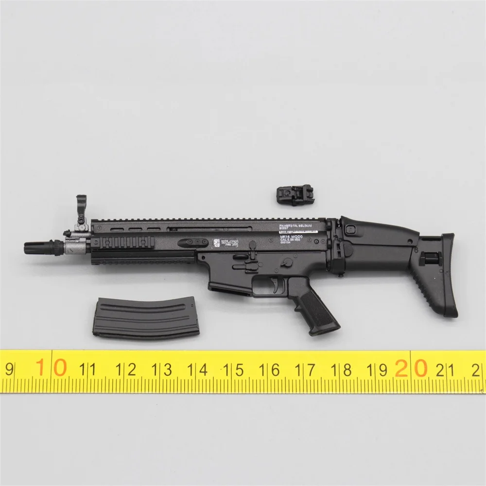 

1/6 Minitimes M049 US. Soldier Doll Figure Main Weapons PVC Material MK16 Clips PVC Material Not Real For 12" Doll Figure DIY