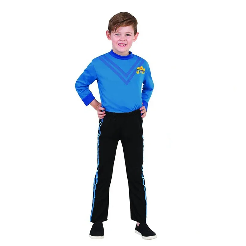 Simon Anthony Lachy Wiggle Costume da ballo per bambini Ragazzi Ragazze Emma Wiggle Costume Gonna Abito Costume da spettacolo teatrale di Halloween