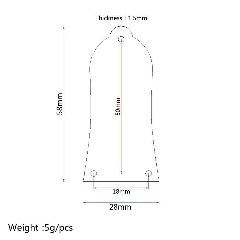 

Metal 3 Holes Truss Rod Cover Black for Electric Guitar Bass Replacement Durable Protective Parts Truss Rod Cover