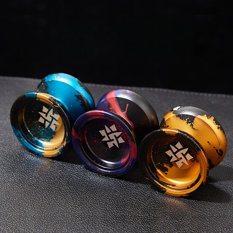 

H5 Professional Magic Yoyo Metal Yoyo With 10 Ball Bearing Alloy Aluminum High Speed Unresponsive Yo Yo Classic Toys For Kids